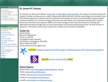 Tablet Screenshot of jamescressey.com